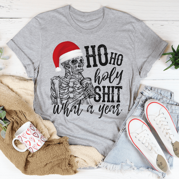 What A Year Christmas Tee Athletic Heather / S Peachy Sunday T-Shirt