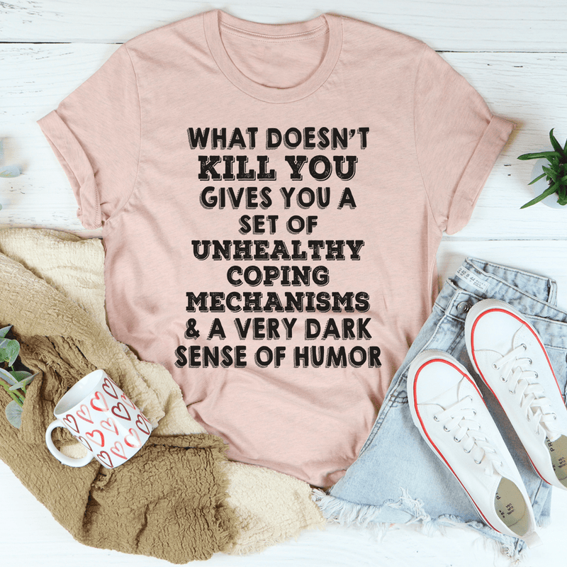What Doesn't Kill You Tee Heather Prism Peach / S Peachy Sunday T-Shirt
