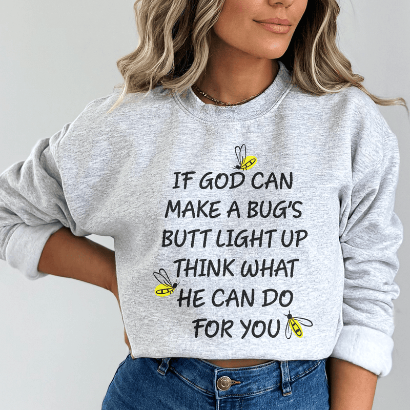 What God Can Do For You Sweatshirt Sport Grey / S Peachy Sunday T-Shirt