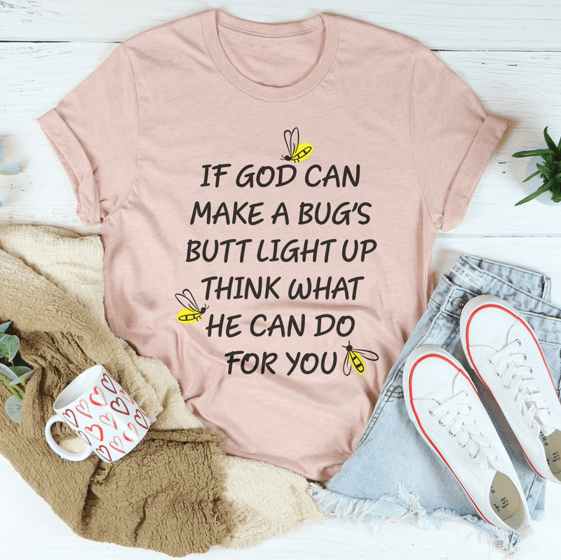 What God Can Do For You Tee Heather Prism Peach / S Peachy Sunday T-Shirt