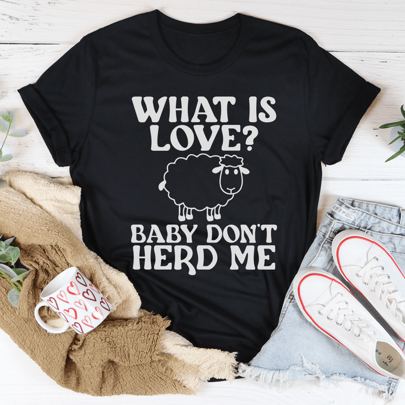What Is Love Tee Black Heather / S Peachy Sunday T-Shirt