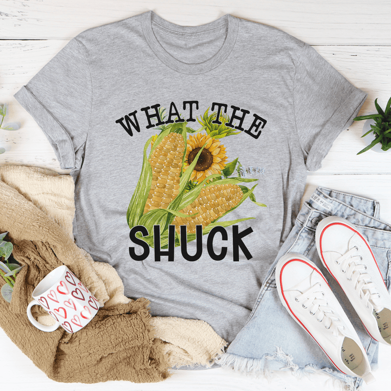 What The Shuck Tee Athletic Heather / S Peachy Sunday T-Shirt