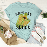 What The Shuck Tee Heather Prism Dusty Blue / S Peachy Sunday T-Shirt