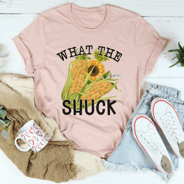 What The Shuck Tee Heather Prism Peach / S Peachy Sunday T-Shirt