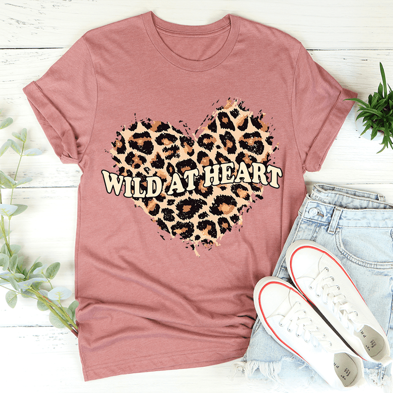 Wild At Heart Tee Mauve / S Peachy Sunday T-Shirt