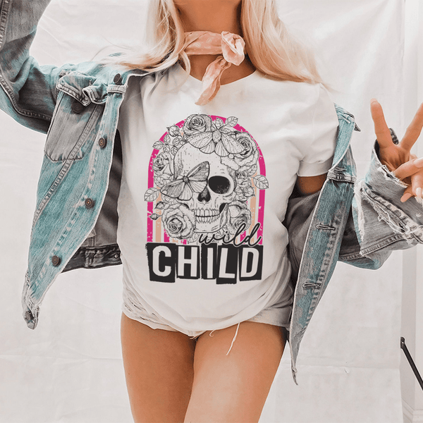 Wild Child Skull Tee Ash / S Peachy Sunday T-Shirt