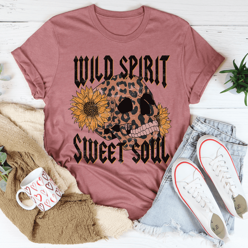 Wild Spirit Sweet Soul Tee Mauve / S Peachy Sunday T-Shirt