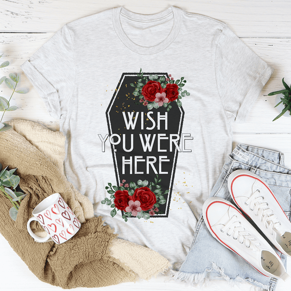 Wish You Were Here Coffin Tee Ash / S Peachy Sunday T-Shirt