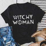 Witchy Woman Tee Black Heather / M Peachy Sunday T-Shirt