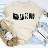 Woman Of God Tee Heather Dust / S Peachy Sunday T-Shirt