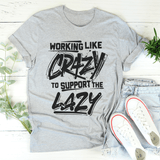 Working Like Crazy Tee Athletic Heather / S Peachy Sunday T-Shirt