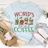 World's Best Cup Of Coffee Tee Peachy Sunday T-Shirt
