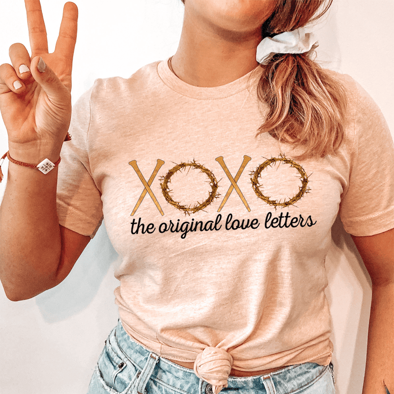 XOXO The Original Love Letters Tee Heather Prism Peach / S Peachy Sunday T-Shirt