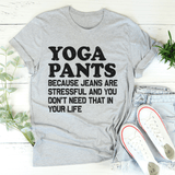Yoga Pants Tee Athletic Heather / S Peachy Sunday T-Shirt