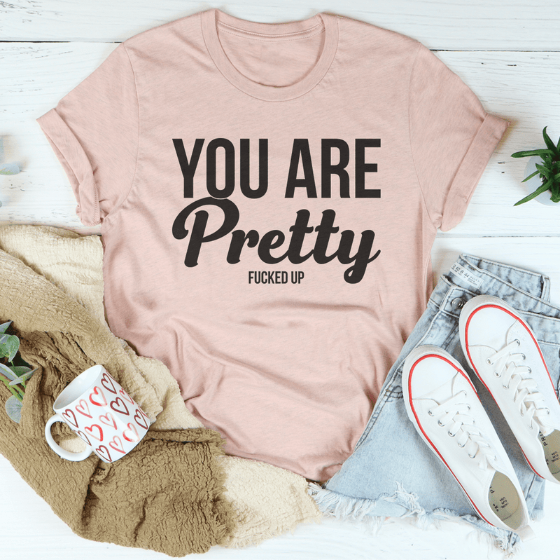 You Are Pretty Tee Heather Prism Peach / S Peachy Sunday T-Shirt