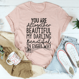You're Altogether Beautiful Tee Heather Prism Peach / S Peachy Sunday T-Shirt
