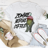Zombie Before Coffee Tee Ash / S Peachy Sunday T-Shirt